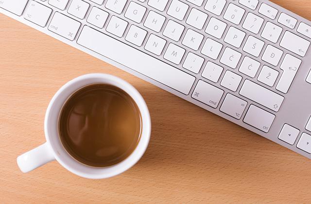 キーボード・コーヒー
