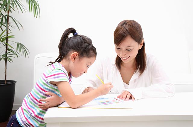 女性(子供・勉強)